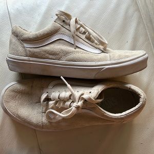 Velvet tan vans